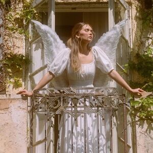 Spell Capulet Broderie Dress XS